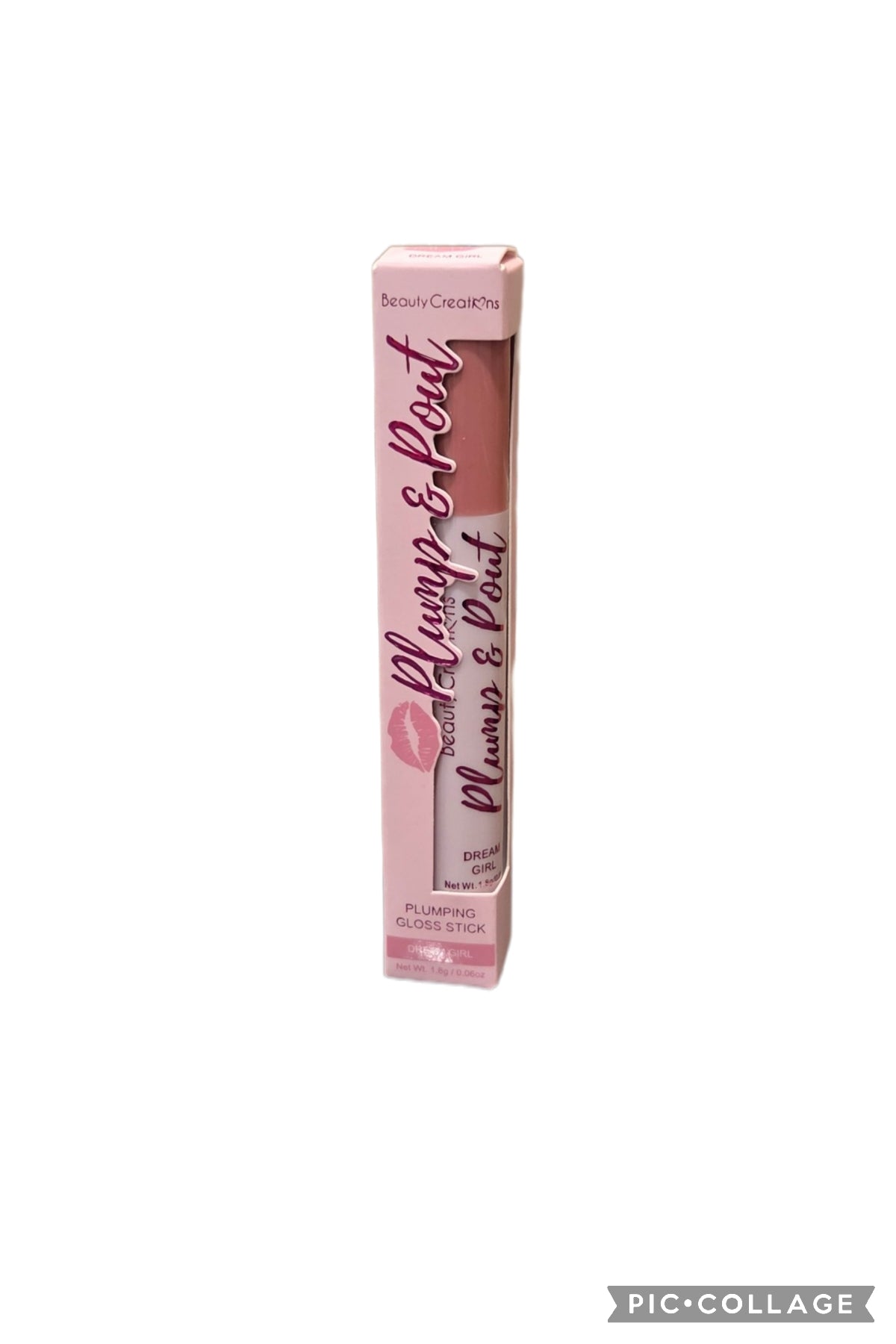 Beauty Creations Plump & Pout Plumping Gloss Stick In Dream Girl (Pink)