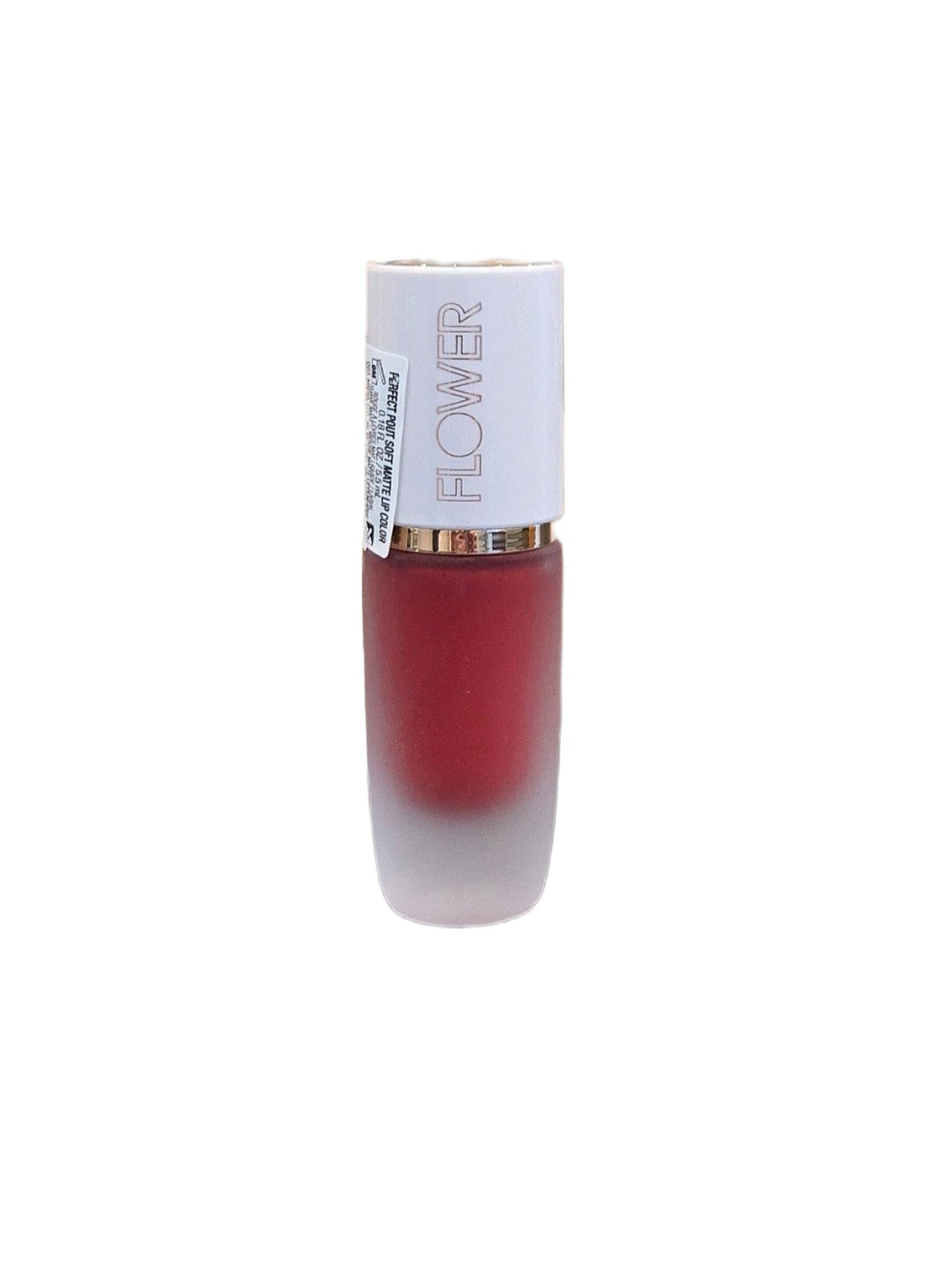 Flower by Drew Perfect Pout Soft Matte Lip Color In Icon (True Red)