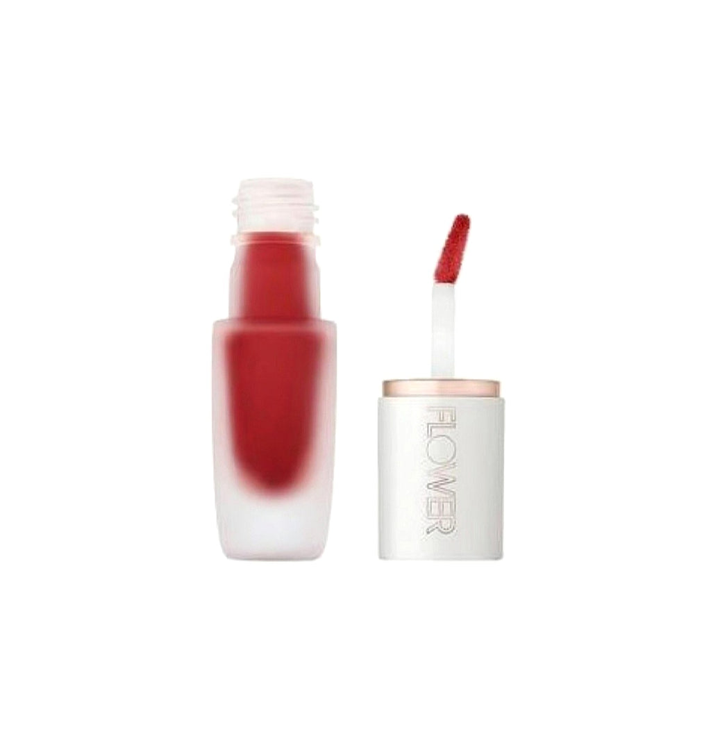 Flower by Drew Perfect Pout Soft Matte Lip Color In Icon (True Red)
