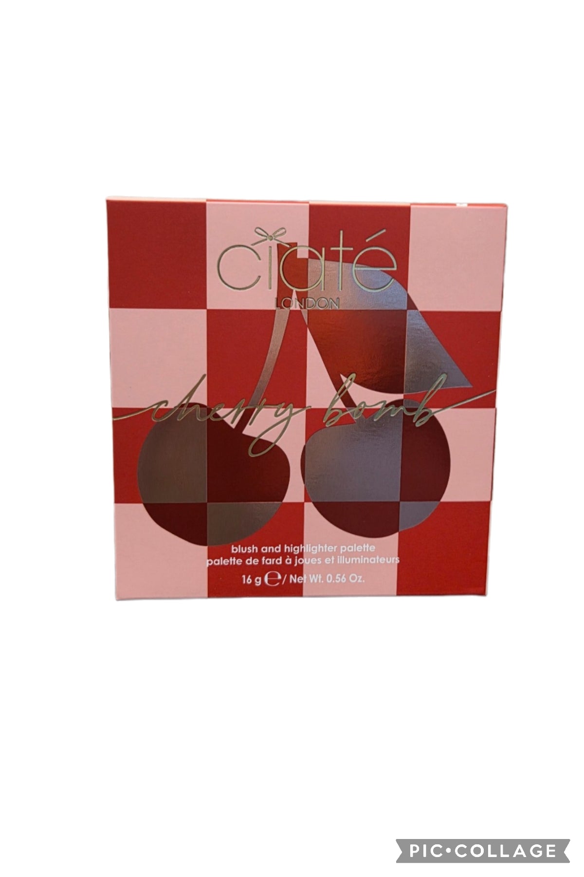 CIATE LONDON Cherry Bomb Blush and Highlighter Palette in Medium Dark 16g