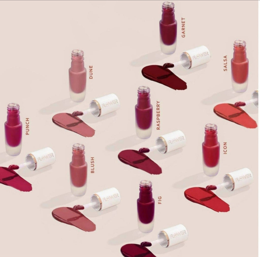 Flower by Drew Perfect Pout Soft Matte Lip Color In Icon (True Red)