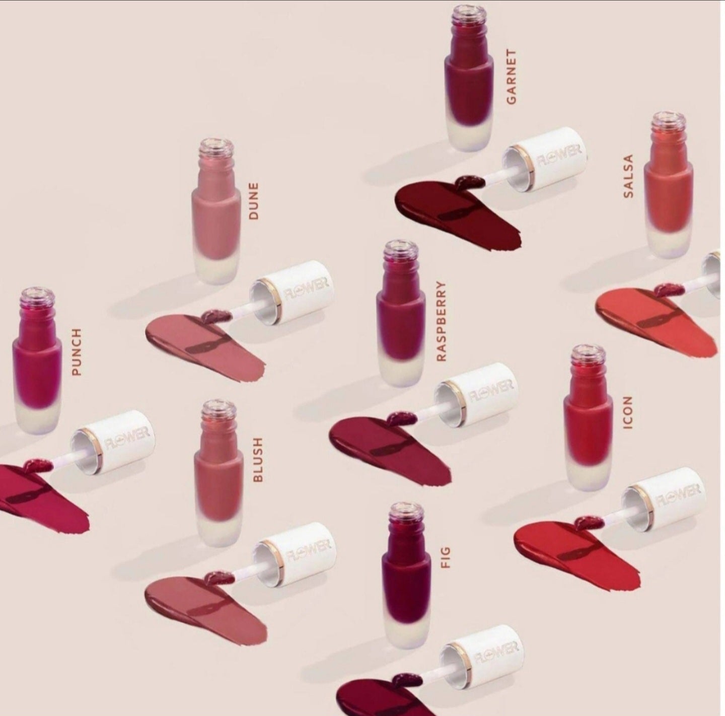 Flower by Drew Perfect Pout Soft Matte Lip Color In Icon (True Red)